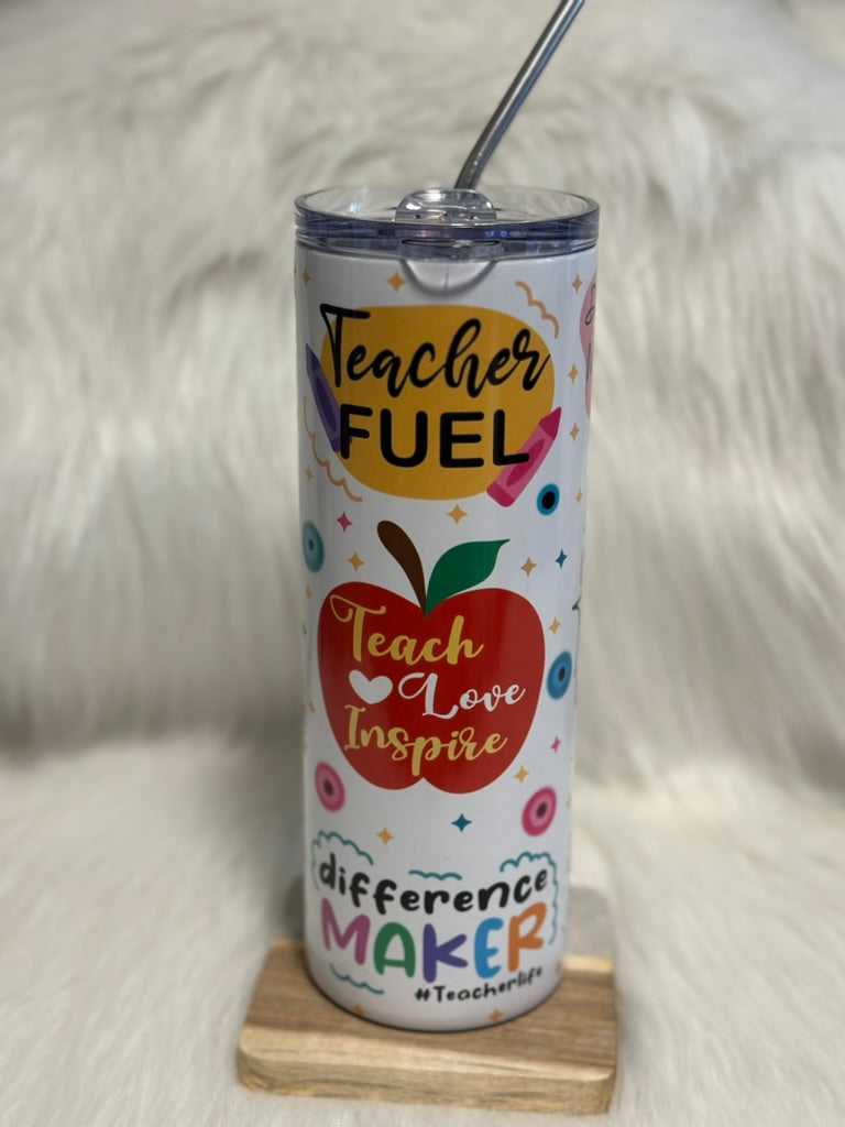 Teacher Fuel Stainless Steel Tumbler