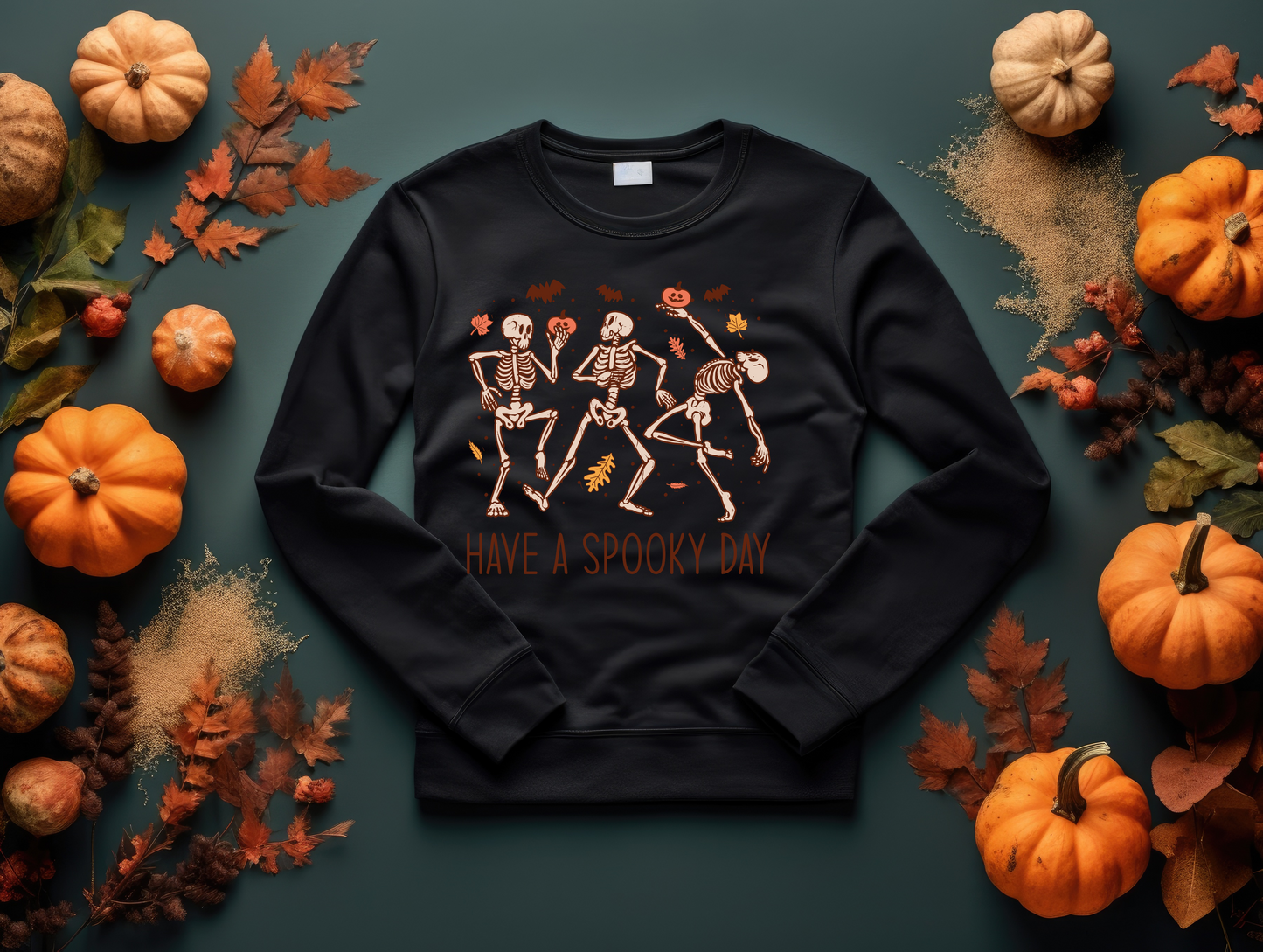 Have a Spooky Day Crew Neck Sweaters