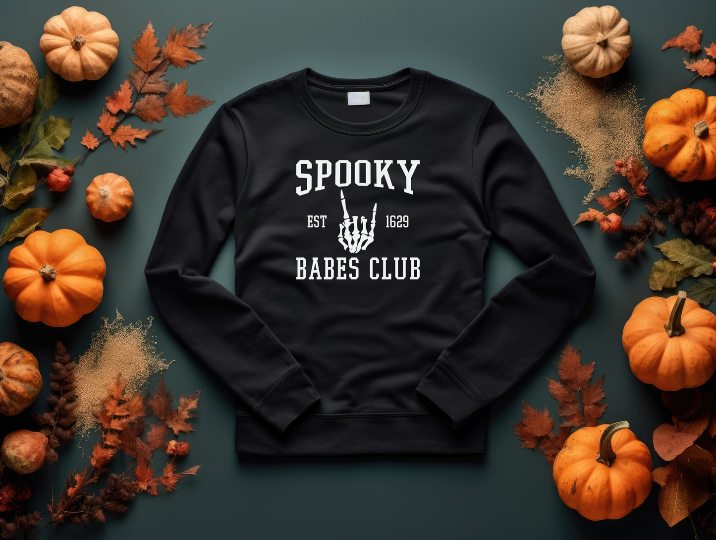 Spooky Babes Club Crew Neck Sweaters