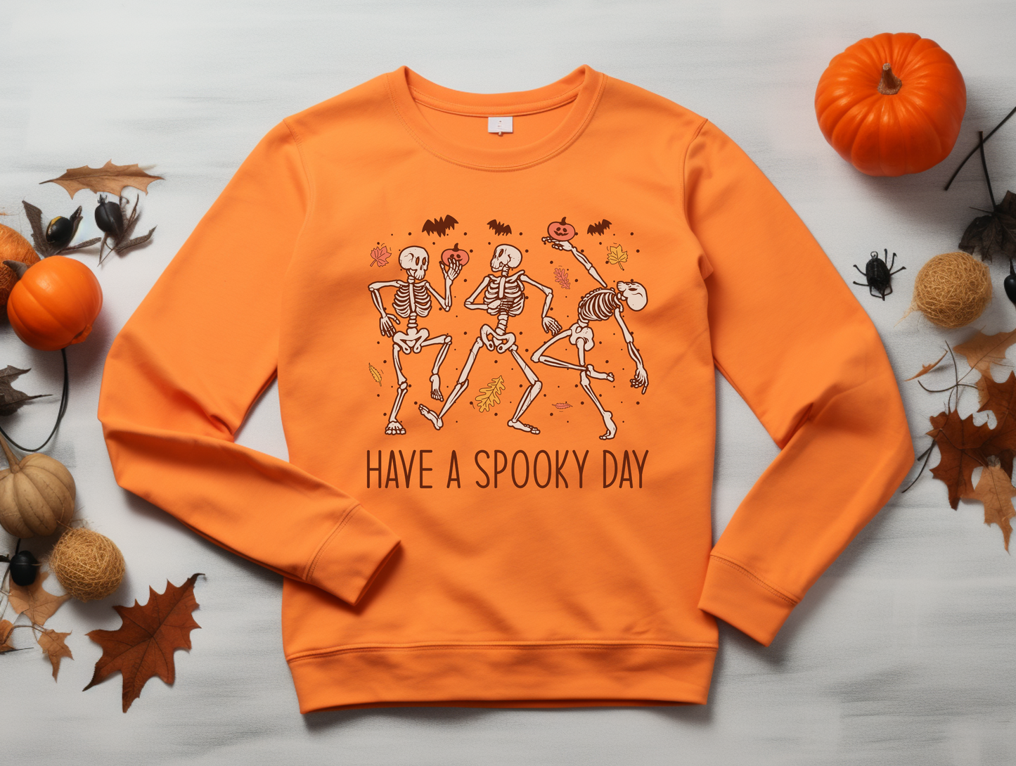 Have a Spooky Day Crew Neck Sweaters