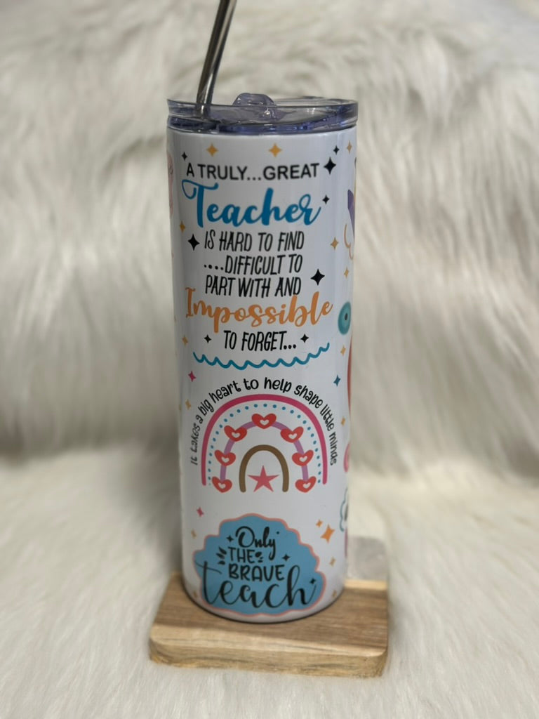 Teacher Fuel Stainless Steel Tumbler