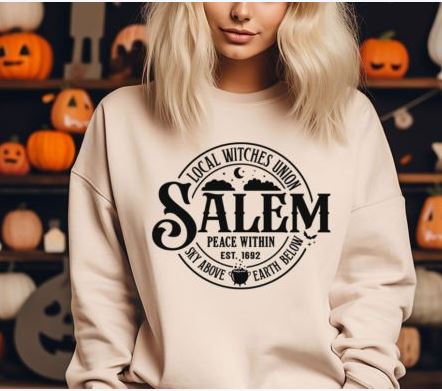 Salem Witches Union Crew Neck Sweaters